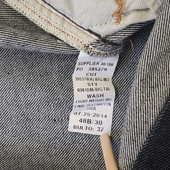 Polo Ralph Lauren Jeans Mens 48Bx30 Blue Denim Hampton Straight Leg Casual - Picture 9 of 13